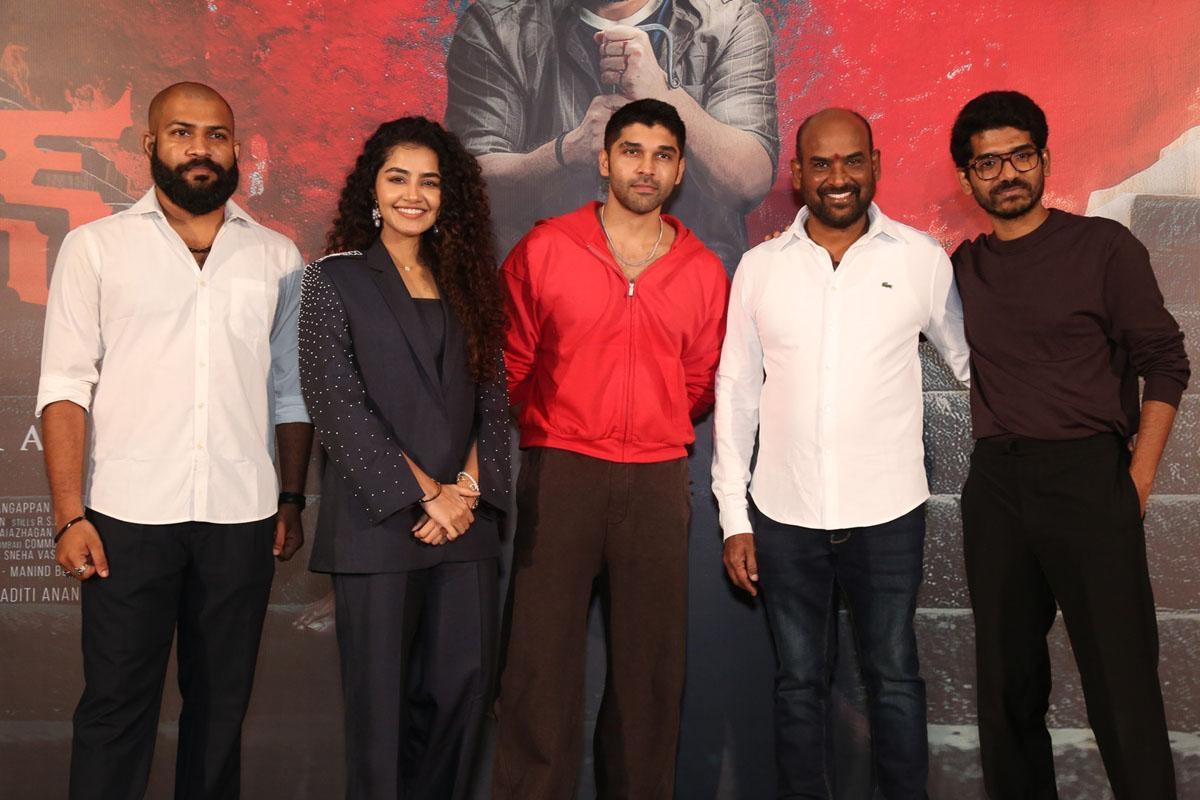 Movie audio release at LED stage event
